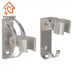 Wall Gel Mounted Adjustable Shower Head Stand Aluminum Shower base Holder Rustproof Head support Holder Bathroom Fitting