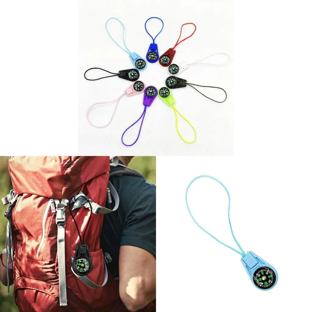 Q39E Small Pendant Compasses Mountaineering Compasses Pointer Navigation Outdoor Tool