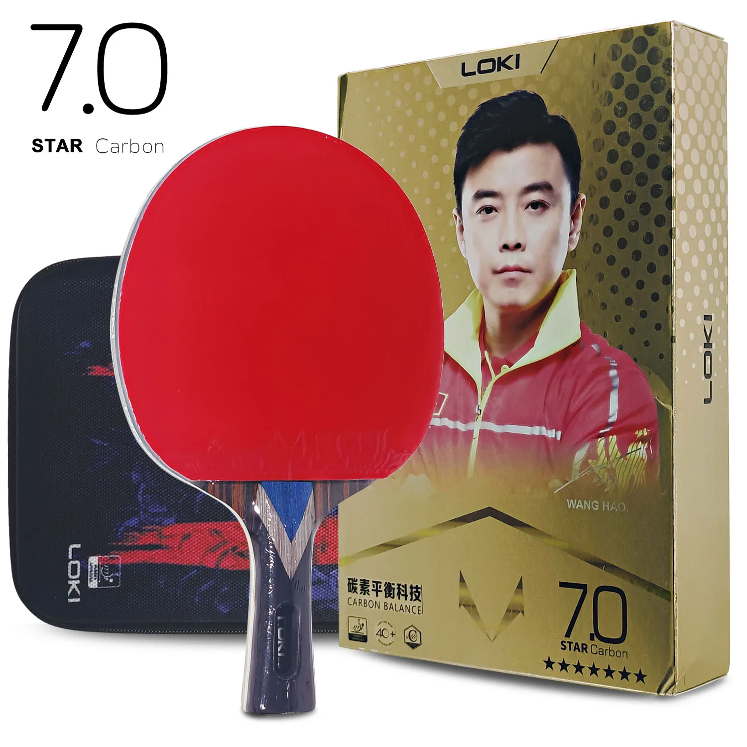 Loki RXTON r-series 5/6/7 hvězda stůl tenis rámus uhlík gáže ofenziva ping pong rámus odborný dutý ovládat