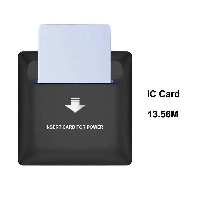 1pcs Energy Saving  Swich 13.56M IC Card For Hotel Room Electronic Induction Switch Support 110V 127V 220V 40A 15s Time Delay
