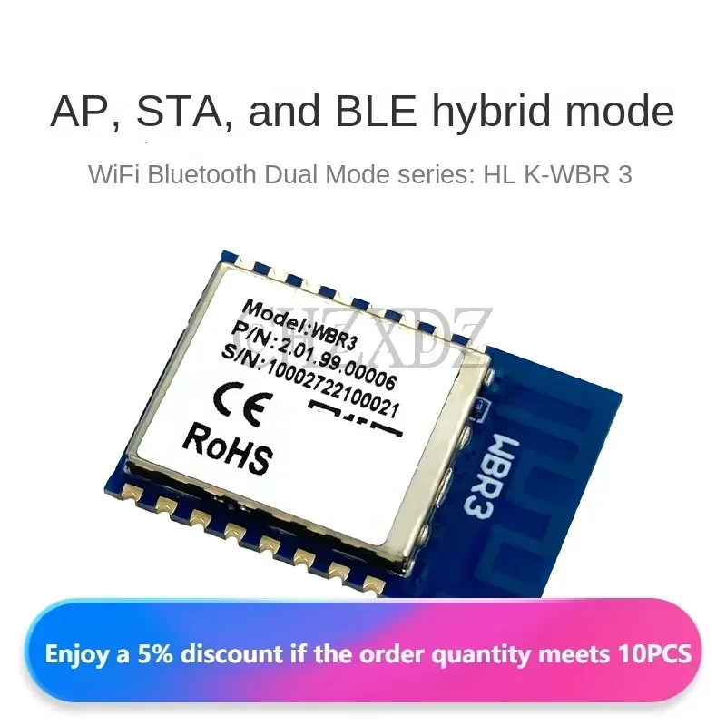 100% Original WB3S Doodle Smart Serial Port To WiFi Bluetooth Module Remote Wireless Passthrough AP/STA/BLE4.2