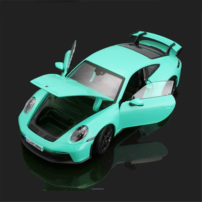 سيارة سباق Bburago 1:24 بورش 911 GT3 موديل معدني لعبة سيارة رياضية نموذج سيارة محاكاة عالية مجموعة هدايا للأطفال