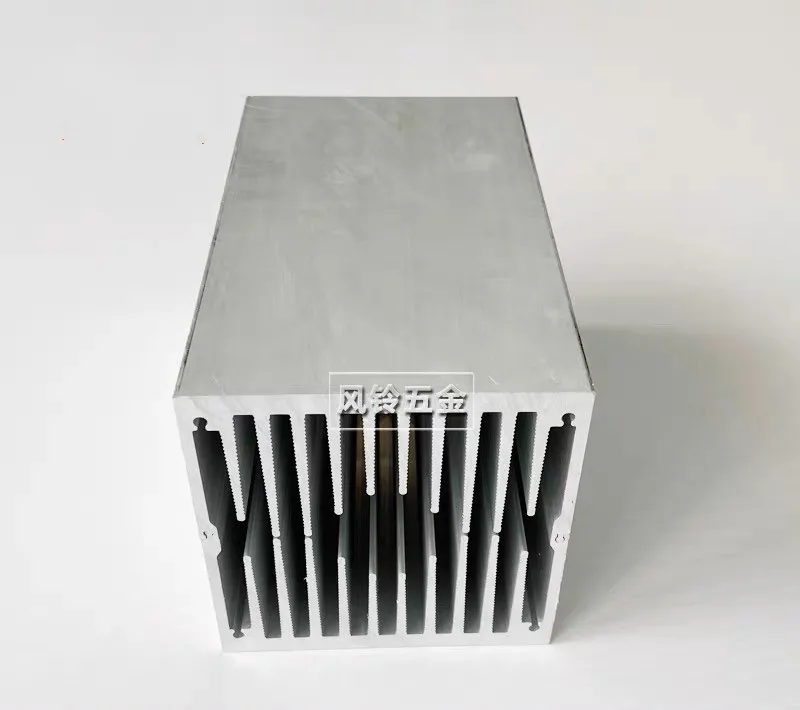 High power triode cooling aluminum sheet thickened 99*93*100mm air-cooled radiator wind tunnel cooling aluminum custom heatsink