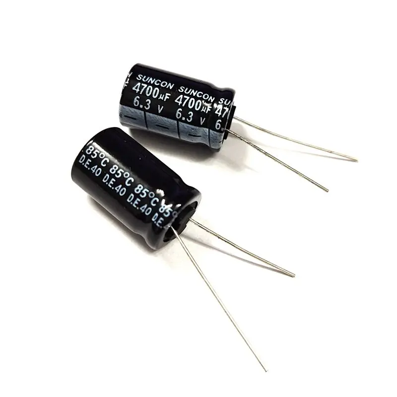 Capacitor eletrolítico de alumínio radial, 4700uF, 6.3V, 4700MFD, 6.3WV, 13x20mm, 10pcs