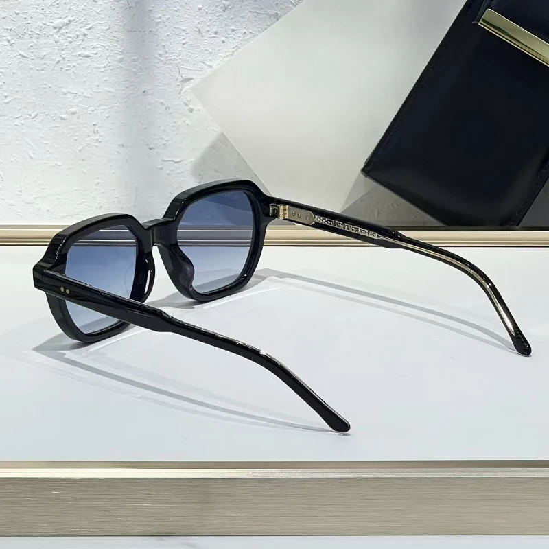 نظارات John GIORGIO Designer Acetate للرجال والنساء UV400 نظارات كلاسيكية مصنوعة يدويًا مع حافظة