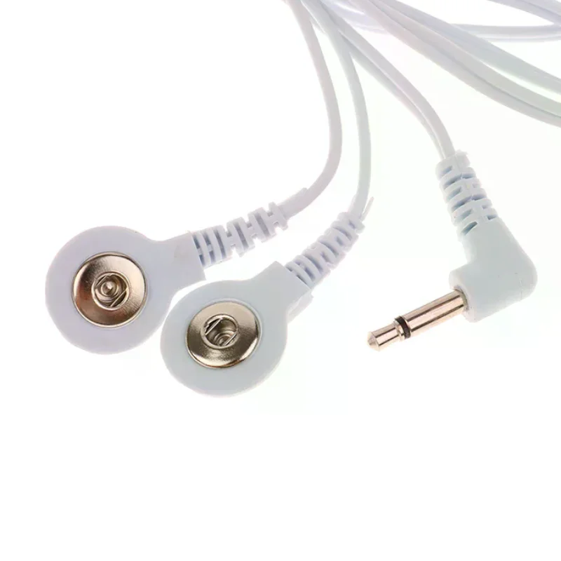 

Электродные провода, домкрат, головка постоянного тока, 3,5 мм, сменные кабели Tens Unit, двусторонние