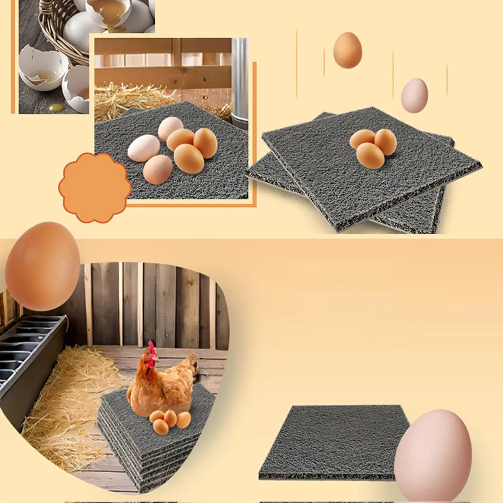 

Chicken Nesting Box Pads Laying Mat For Hens Reusable Hens Laying Bedding For Garden Lawn Farm Poultry Duck Quail Coop Outdoor