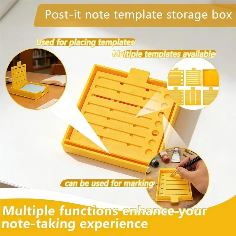 Sticky Note Template Sticky Note Stencil Post Note Includes Base And Templates