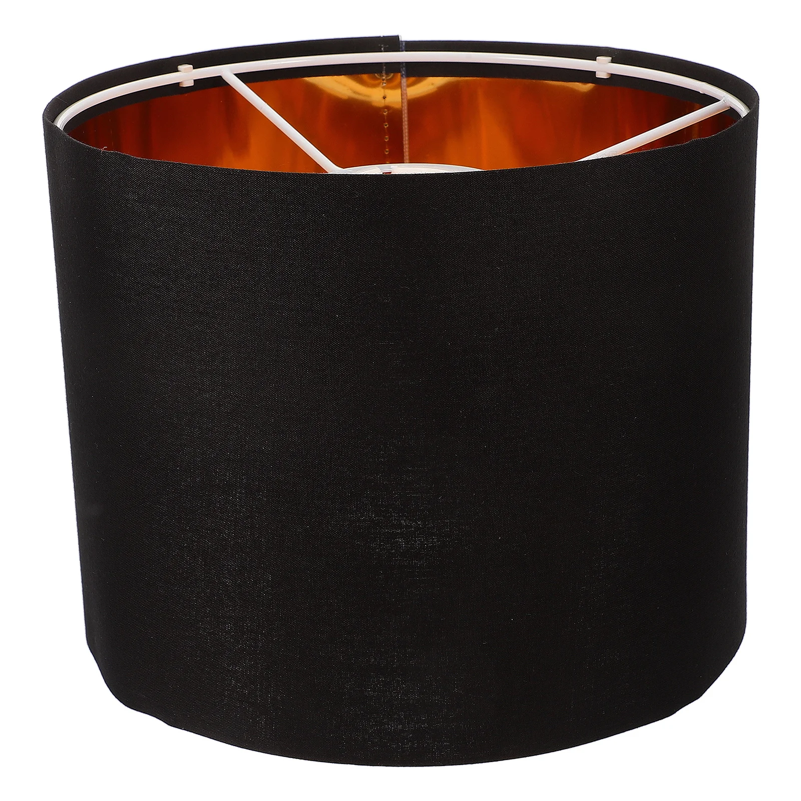 

Linen Lampshade E27 Black Gold Ceiling Lamp Shade Fabric Cover for Table Wall Pendant Light Shade Bedroom Study Kitchen