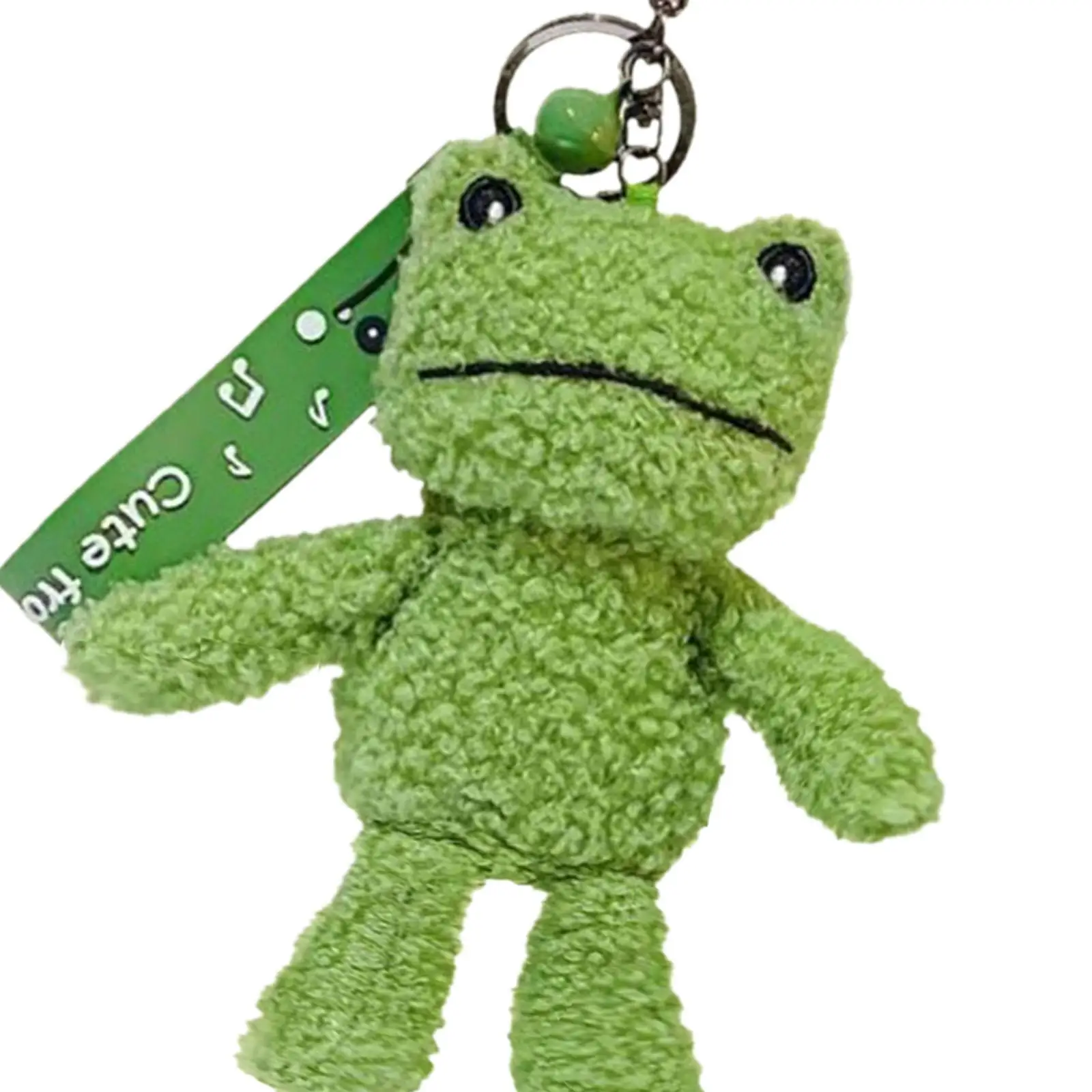 Frog Plush Toy Keychain Bags Hanging Decoration Unique Charming Pendant Key Chain for Lovers Friends Family Women Holiday Gifts