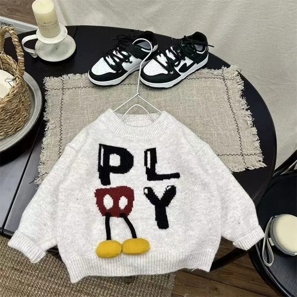 الأولاد محبوك سترة الأطفال تريكو الخريف والشتاء وصول سميكة منفعل أنيق عصري عادية الصبي قاعدة طبقة سترة