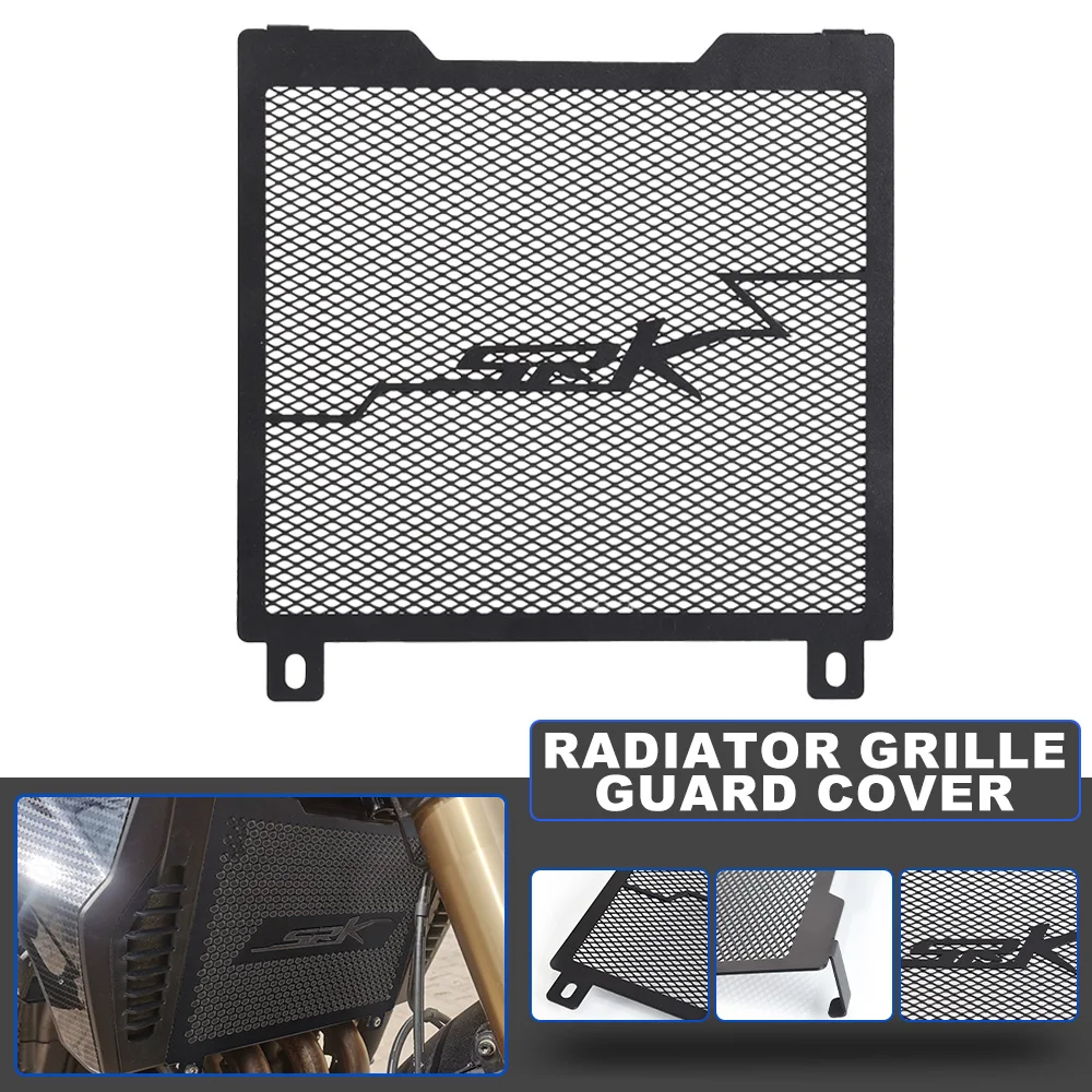 Radiator Grille Guard Cover Protector for QJMOTOR SRK350 SRK 350 SRK-350 Motorcycle Accessories Aluminum Radiator Cover Protec