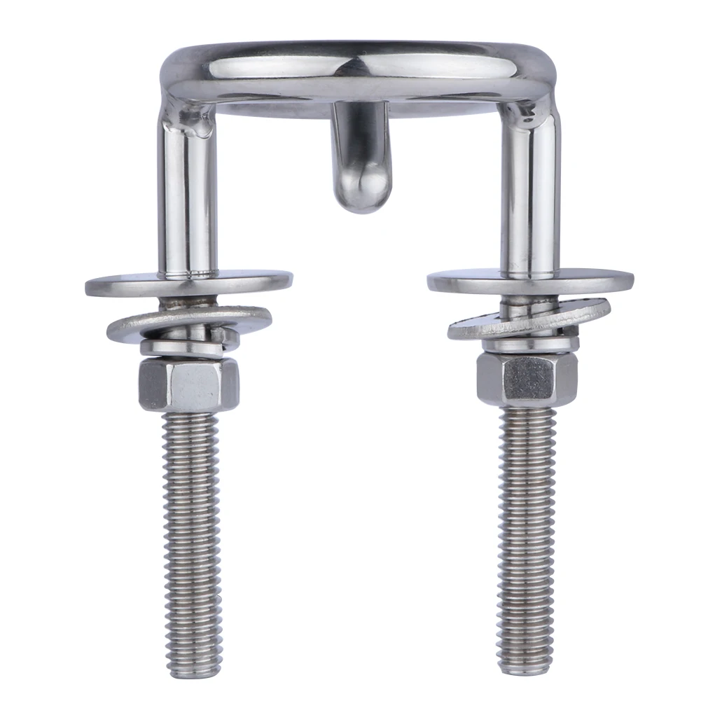 

Boat Parts Accessories Marine Stainless Steel Transom Mount Ski Tow Boat Hook for Boats