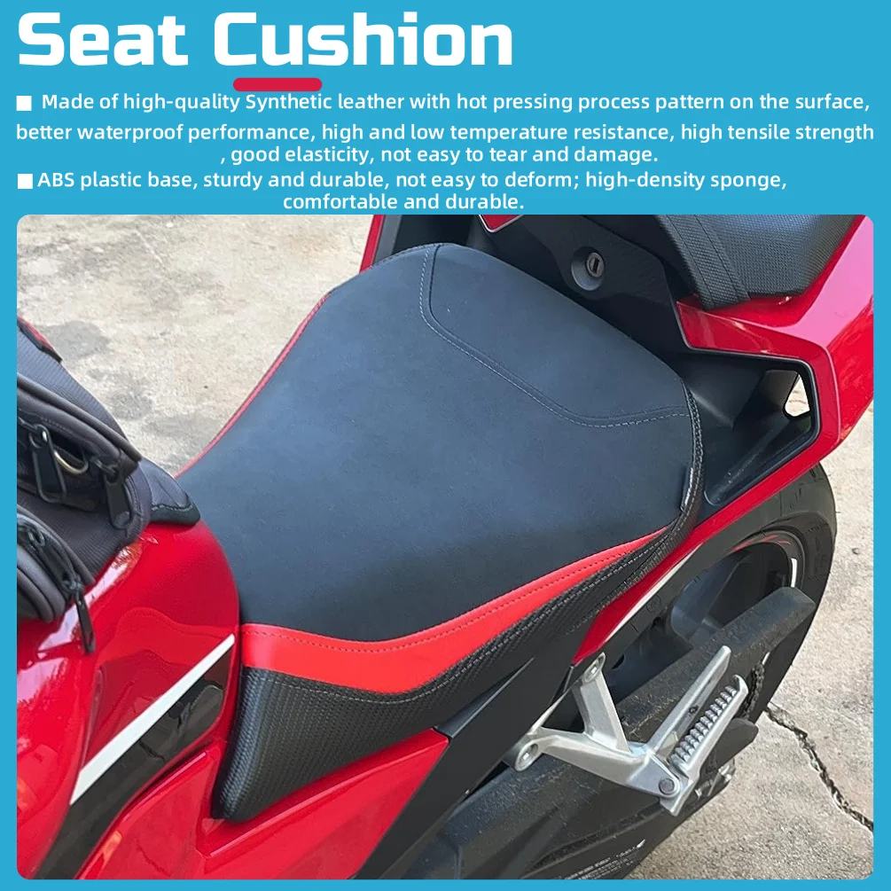 For Honda CBR 500R 2019~2024 CBR500R Front Seat Cushion Driver Rider Seat Pad Cover CBR400R 2022 2023 Motorcycle Accessories