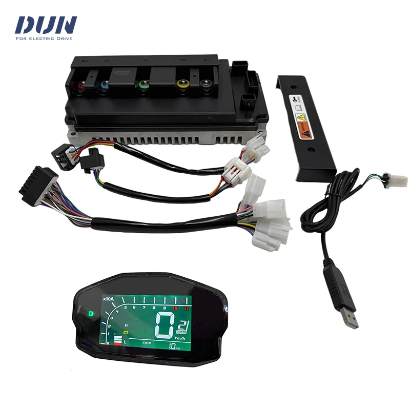

LANDE EM150 Motor Controller 180A Boost BLDC PMSM with DKD Display Kits For Mid-drive In-Wheel Hub Motor