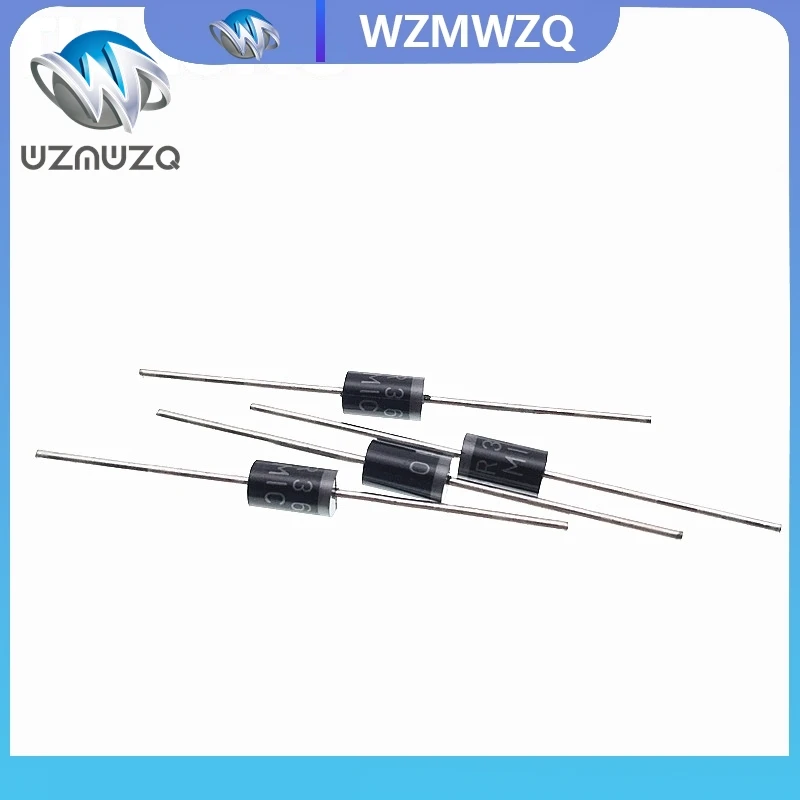 Diode schottky SR5100 5A/ 100V DO -27 SB5100, 20 pièces