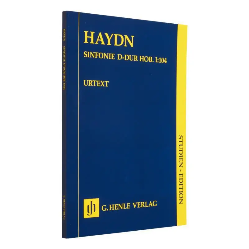 

HN9072 Haydn Symphony D Major Hob I104 SE Unverricht Hubert G Henle Verlag 9790201890722 Book