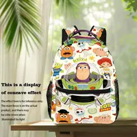 Mochila Disney Toy Story Woody Buzz Lightyear, bolso informal, gran capacidad, regalo de alta calidad, uso diario personalizado
