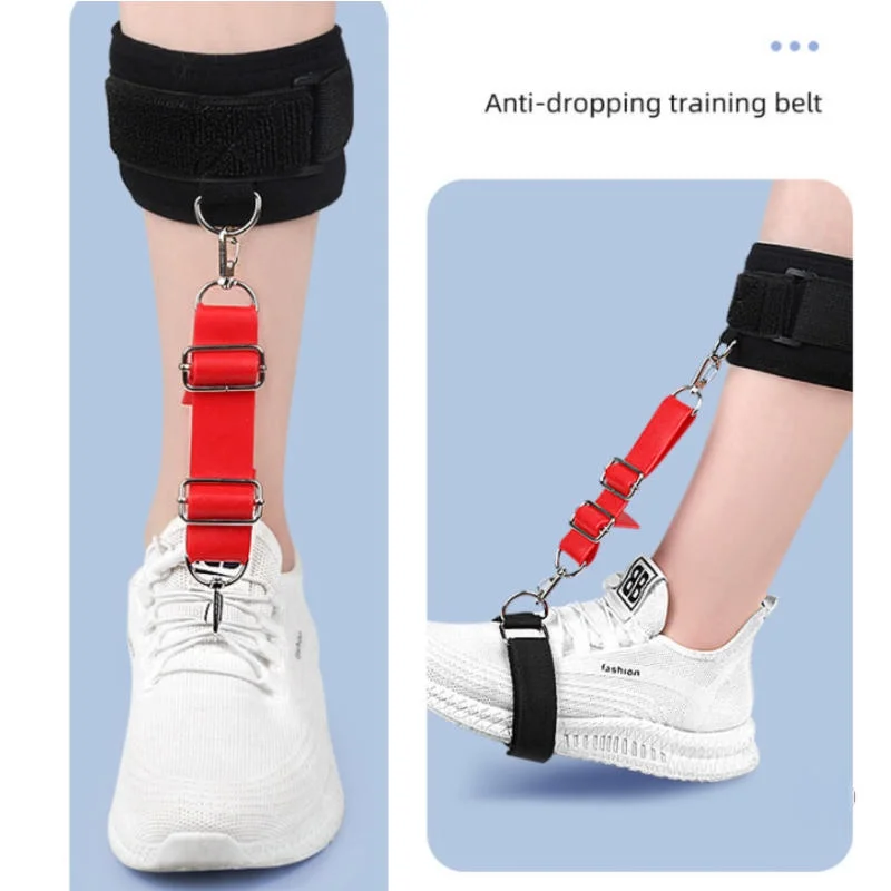 Foot Ankle Joint Correction Ligament with Loops Achilles Tendon Stretching Belt Foot Drop Corrector Training Belt