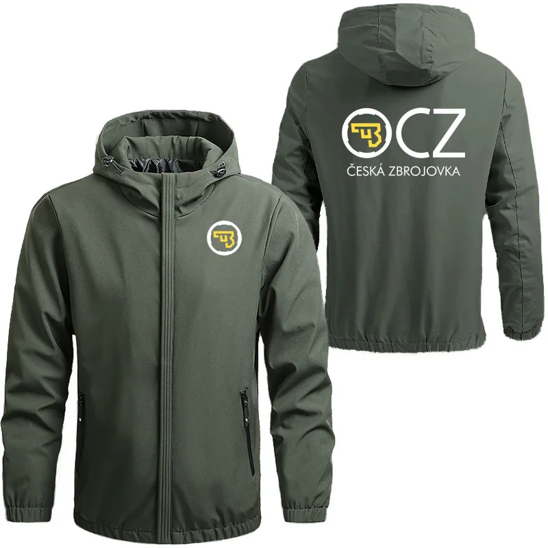 CZ Ceska Zbrojovka New Men's hoodie jacket Fashion Zipper Men Women Bomber Jacket Printing Sport fashion Casual Unisex Coat