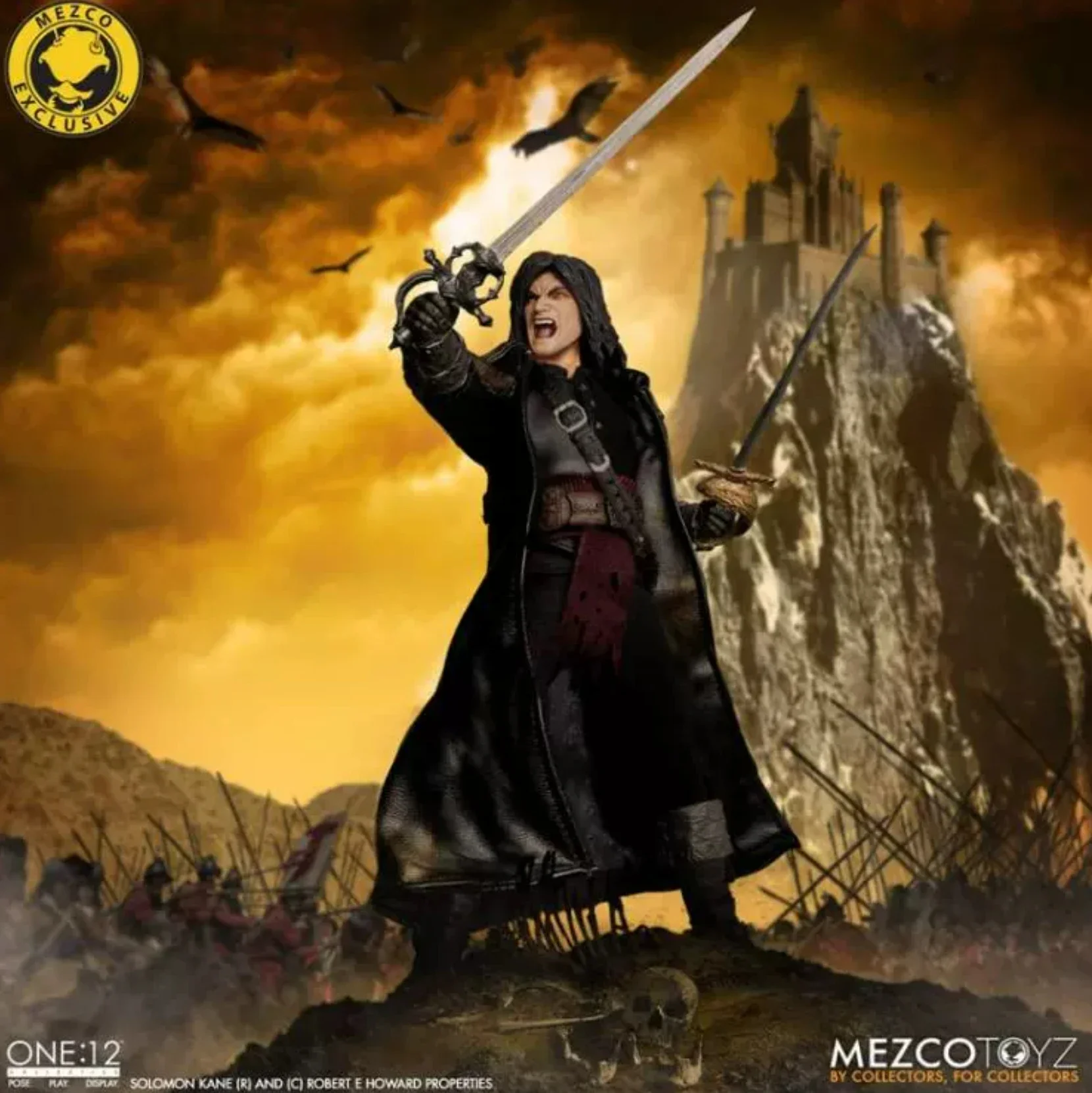 In Stock Mezco Ant One: 12 Solomon King Kane Conan Series Exclusive Moving Doll Gift Toys