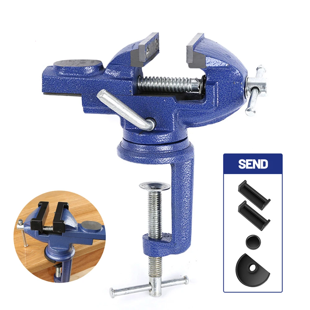 DTBD Universal Bench Vice เครื่อง Vise โลหะเต็มรูปแบบ Multifunction งานไม้เครื่องมือสำหรับ DIY ใช้ตาราง