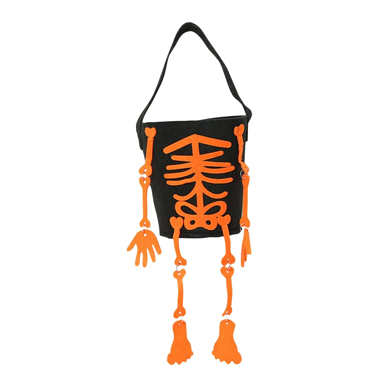Candy Buckets And Candy Bags For Handling Halloween Candy Bags Bucket Decorations Candy Buckets（4pcs/Set） Home Decor