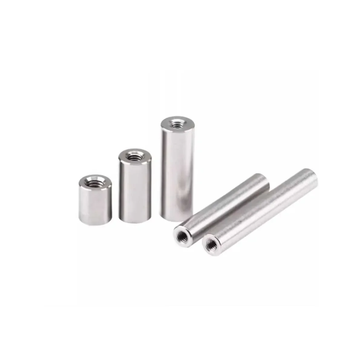 Stainless Steel Extended Round Nut Connecting Column Inner Tooth Cylindrical   Pin M3M4M5M6M8