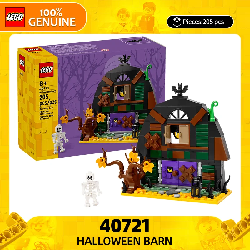 

LEGO Building Blocks Festival Series 40721 Halloween Barnhouse Children's Puzzle Building Blocks Toy Valentine's Day Gift
