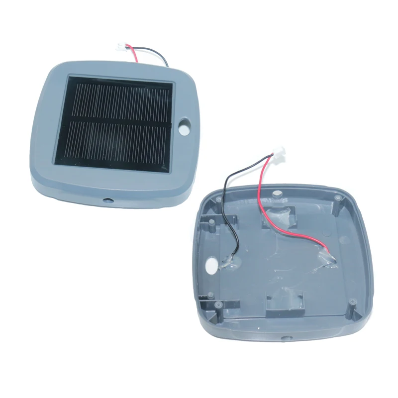 Solar Panel Glue Dripping Board 6V 100mA With 18650 Lithium Battery Slot Outdoor Module Terminal Wire