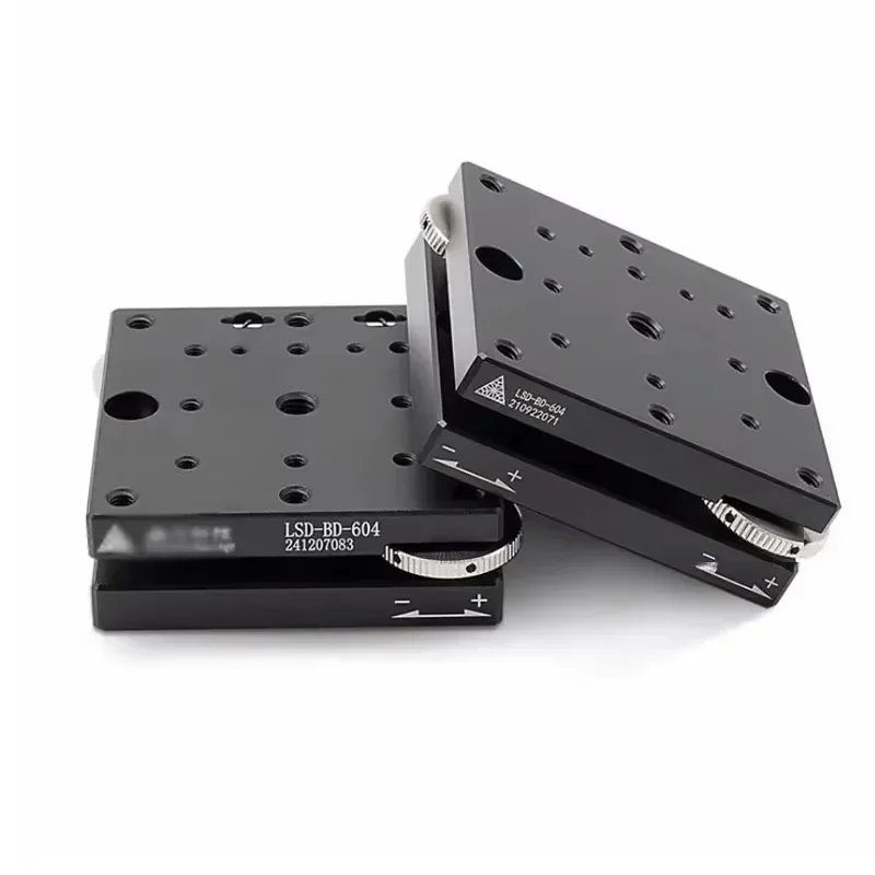 Manual 2 Axis Tilt Platform Precise Fine Tuning Rotation Optical Displacement Slide Stage for Laser Alignment Microscope