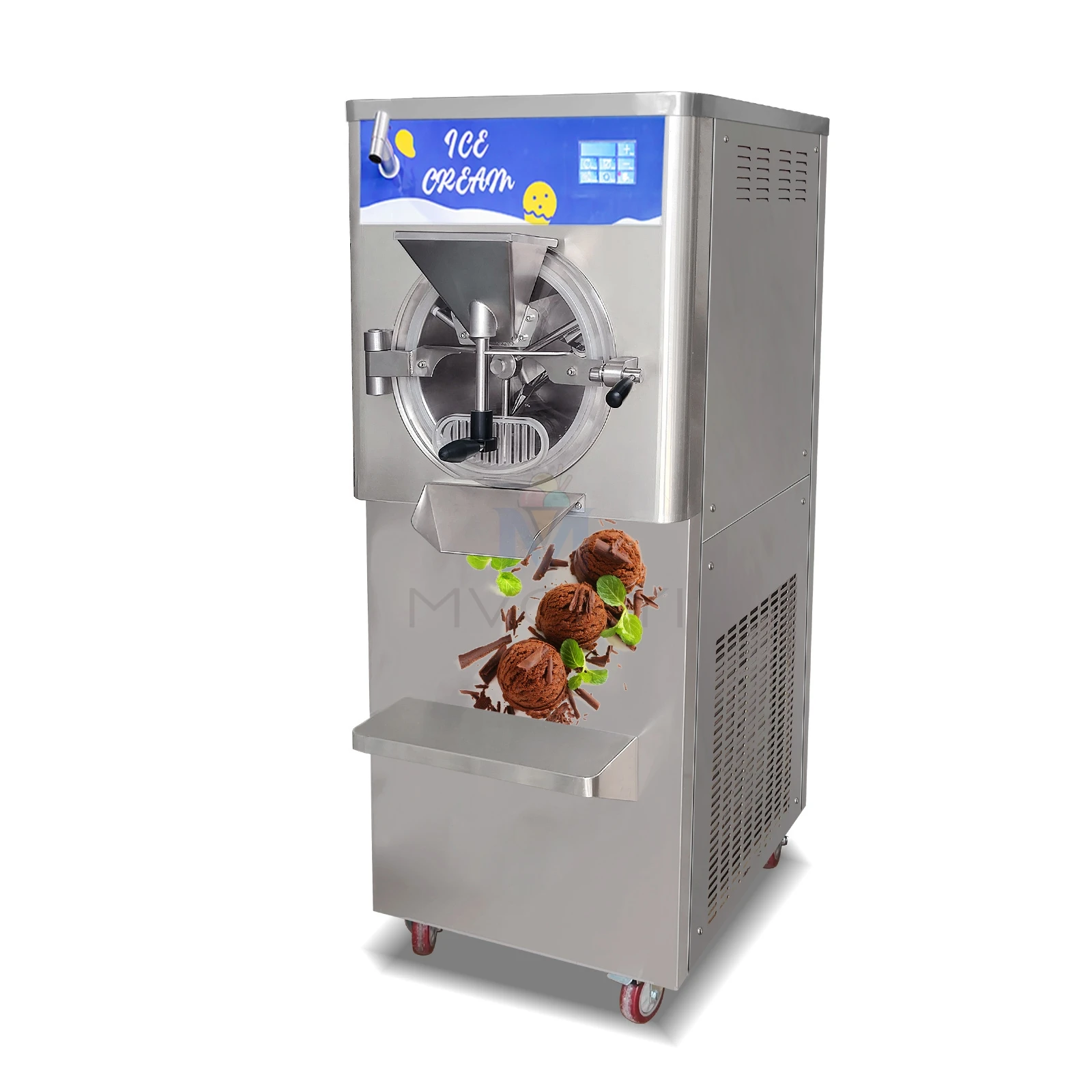 Mvckyi Free Shipping 2200W 48L/H Professional Ice Cream Machine For Business Gelato Maker Machine Commercial