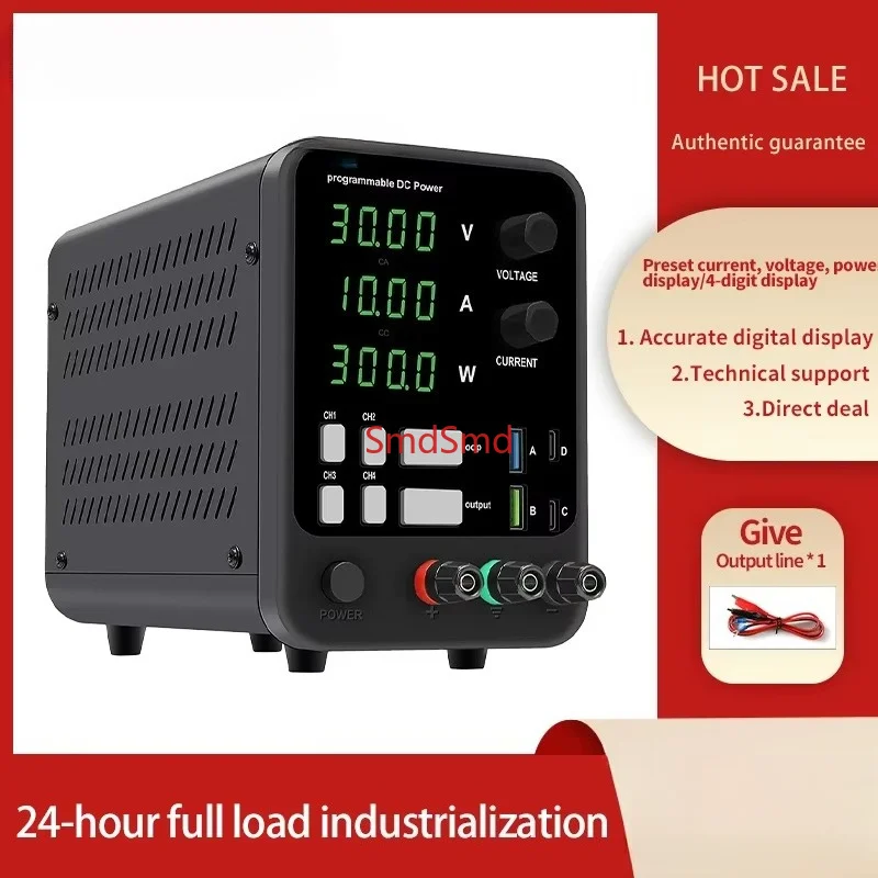 Factory sale DC Regulated Lab Power Supply Adjustable 30V 10A Laboratory 60V 5A 120V 2AVoltage Regulator Stabilizer Bench Source