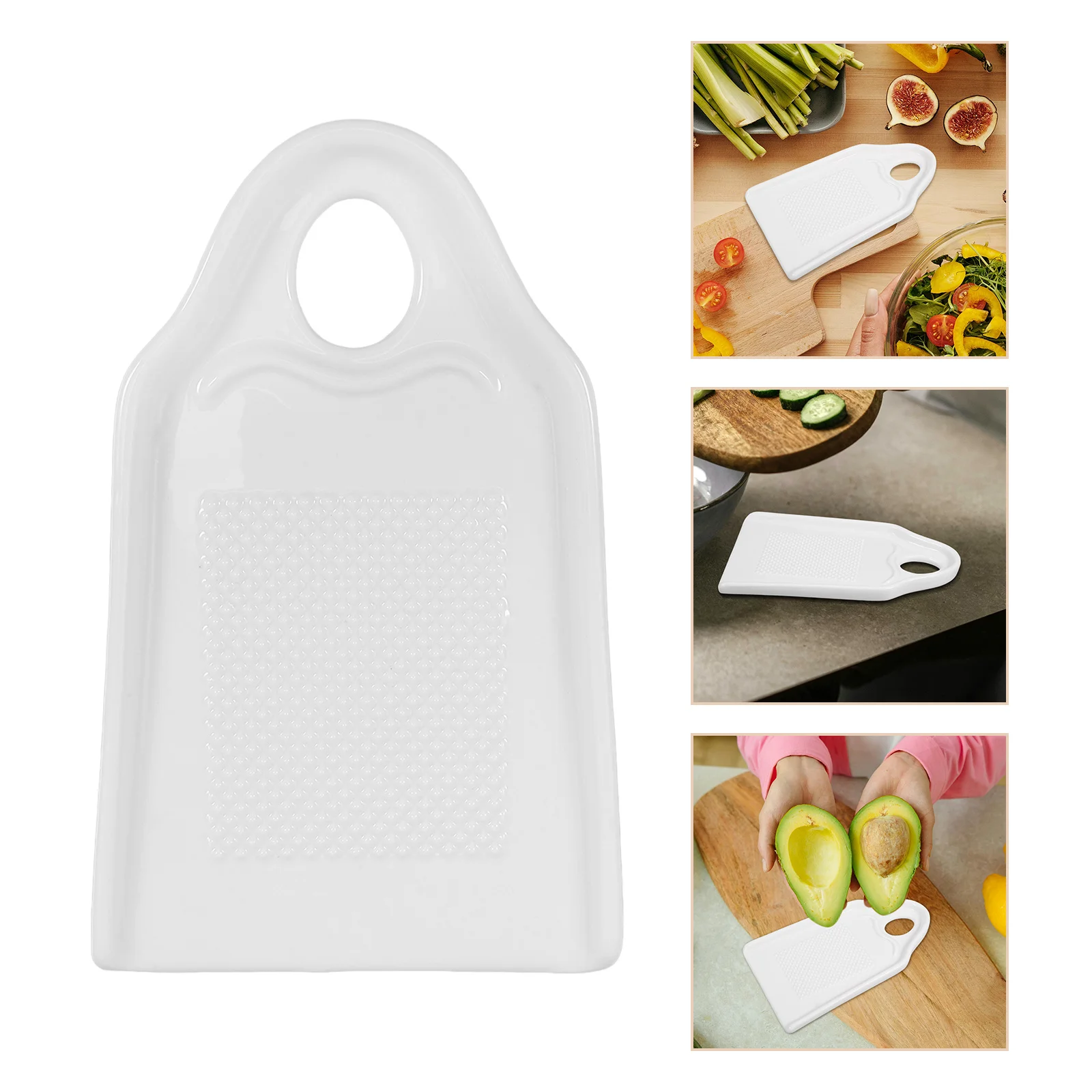 

Vintage Ceramic Garlic Grater Plate Creative Design Kitchen Accessories Garlic Masher Press Mincer Grate Easy Use