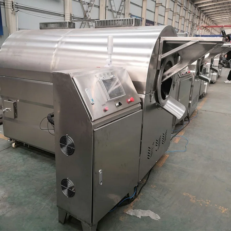 Automatic frying machine, melon seeds, peanuts, rapeseed roller wok