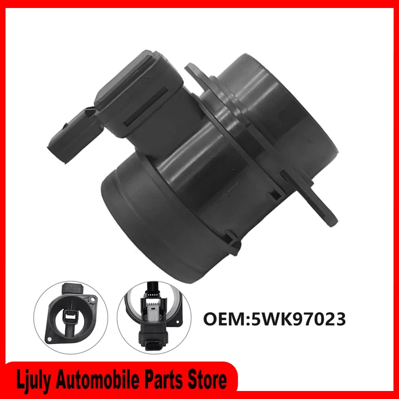 

1PC MAF Mass Air Flow Sensor 03L906461 For VW Golf Audi Skoda 1.6TDI 5WK97023 Sensor Replacement Accessories