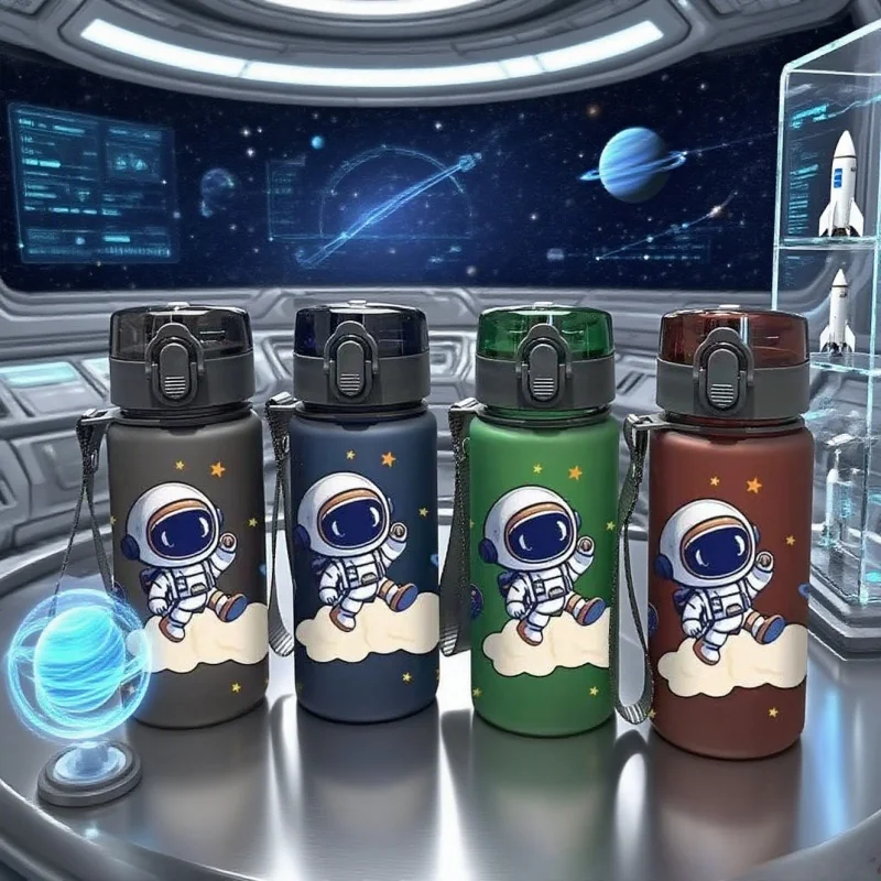 3D Printed Water Cup with Cartoon Astronaut Pattern – Unique & Cool, Vivid Color, Fade-Resistant, Stylish, Durable & Versatile f