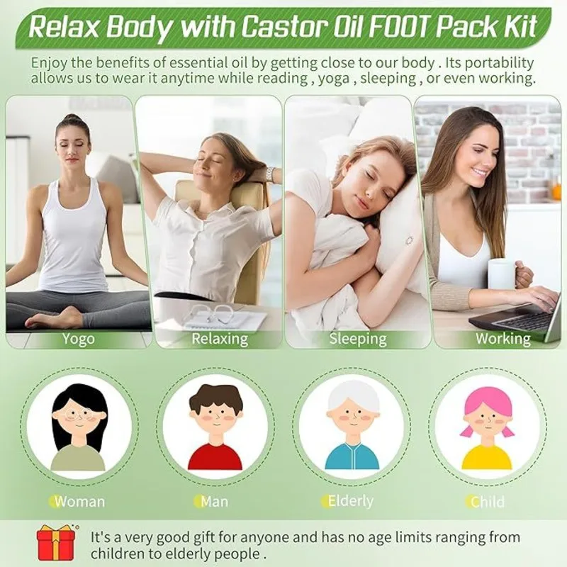 [NEW] Adjustable Packs - Multi-Functional Leak-Proof Foot Wrap with Magic , Washable Nursing Kit