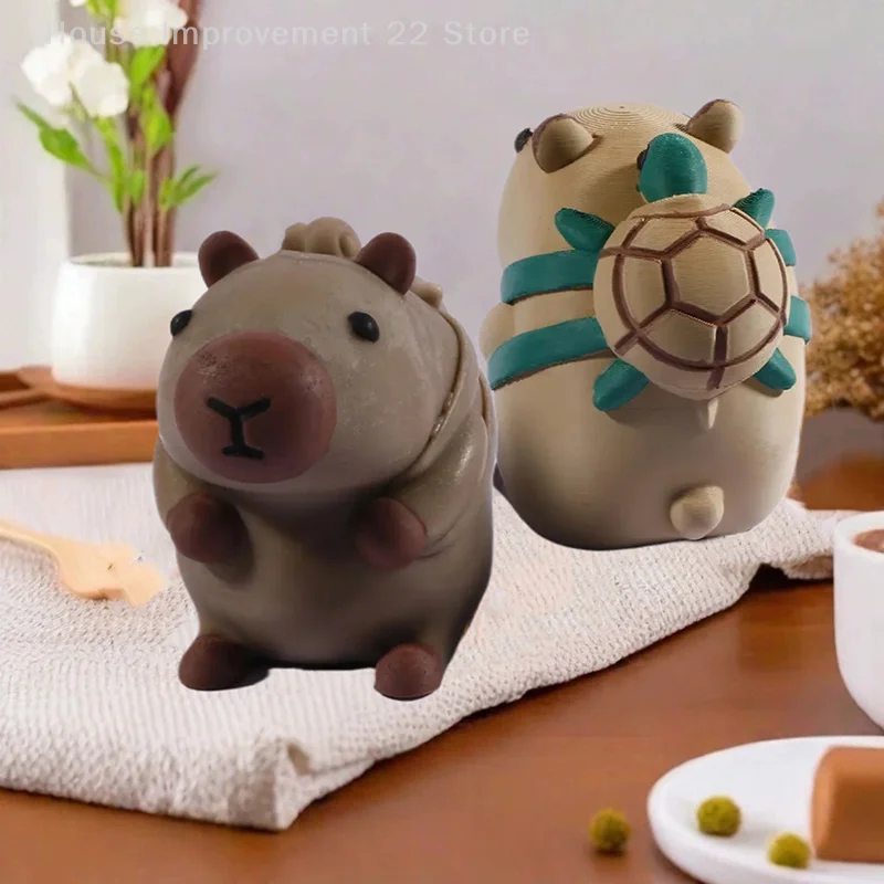 3D Capybara Mousse Cake Silicone Mold DIY Chocolate Jelly Pudding Mold Making Ice Tray Home Baking Accessories Wedding Crafts