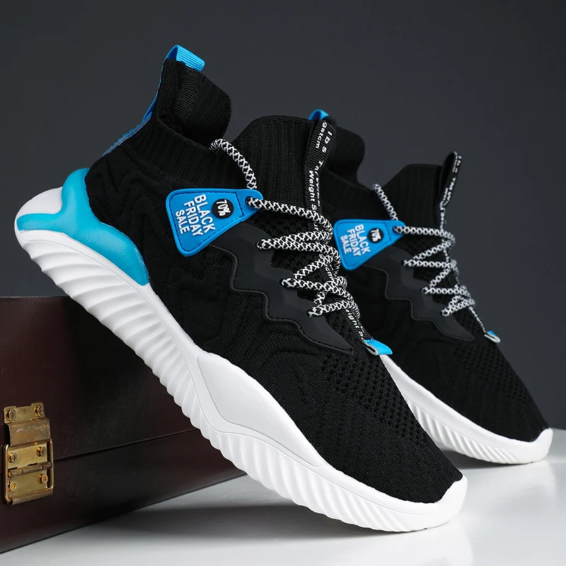 

Men's Breathable Casual Sneakers Luxury Trainer Fashion Loafers Comfortable Running Shoes Race Tenis