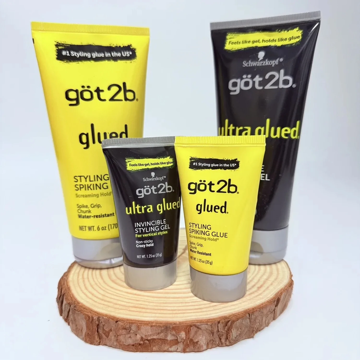 Wholesale Got2b Glued Invincible Styling Hair Gel Got2b Ultra Glued Water Resistant Spike Grip Chunk Wig Accessories Strong Hold