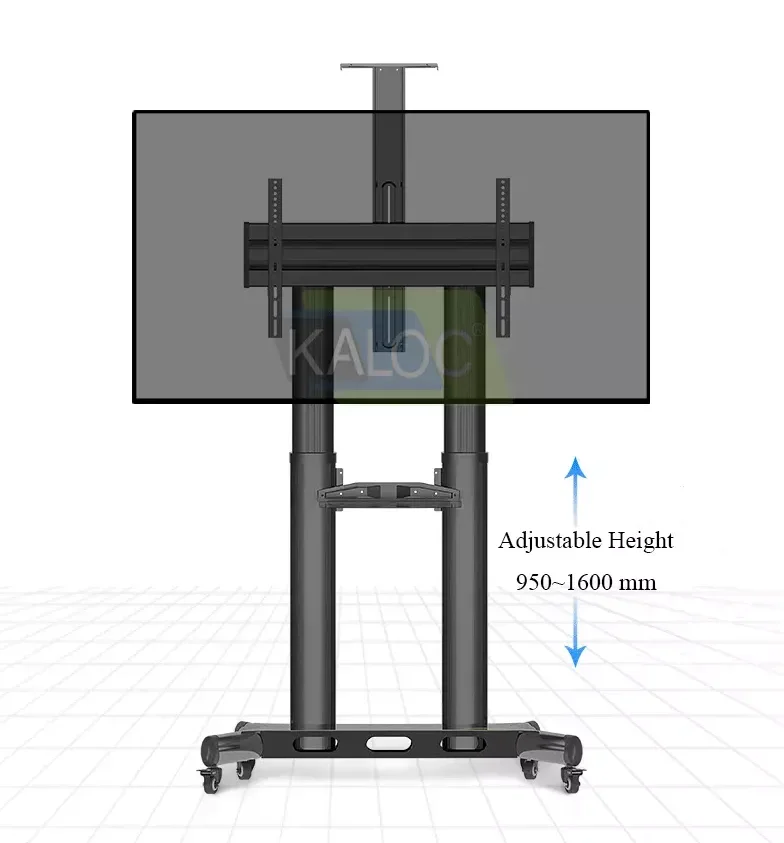 

80 Inches Tv Trolley Moving Tv Carts With Wheels Tv Mobile Stand