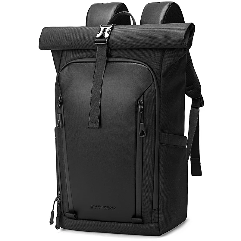 

EverVanz Rolltop Laptop Backpack Large School Bag Backpack with Laptop Compartment