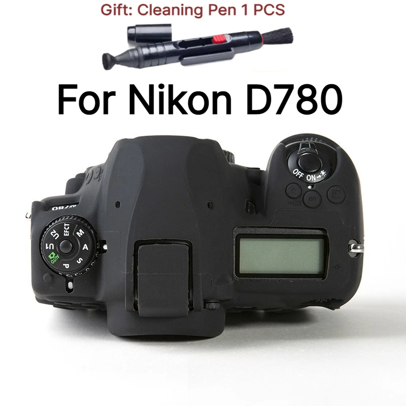 Silicone Protective case Micro single Camera Bag For Nikon D780 SLR Camera protective Silicone case D780+1 PCS Free Cleaning Pen