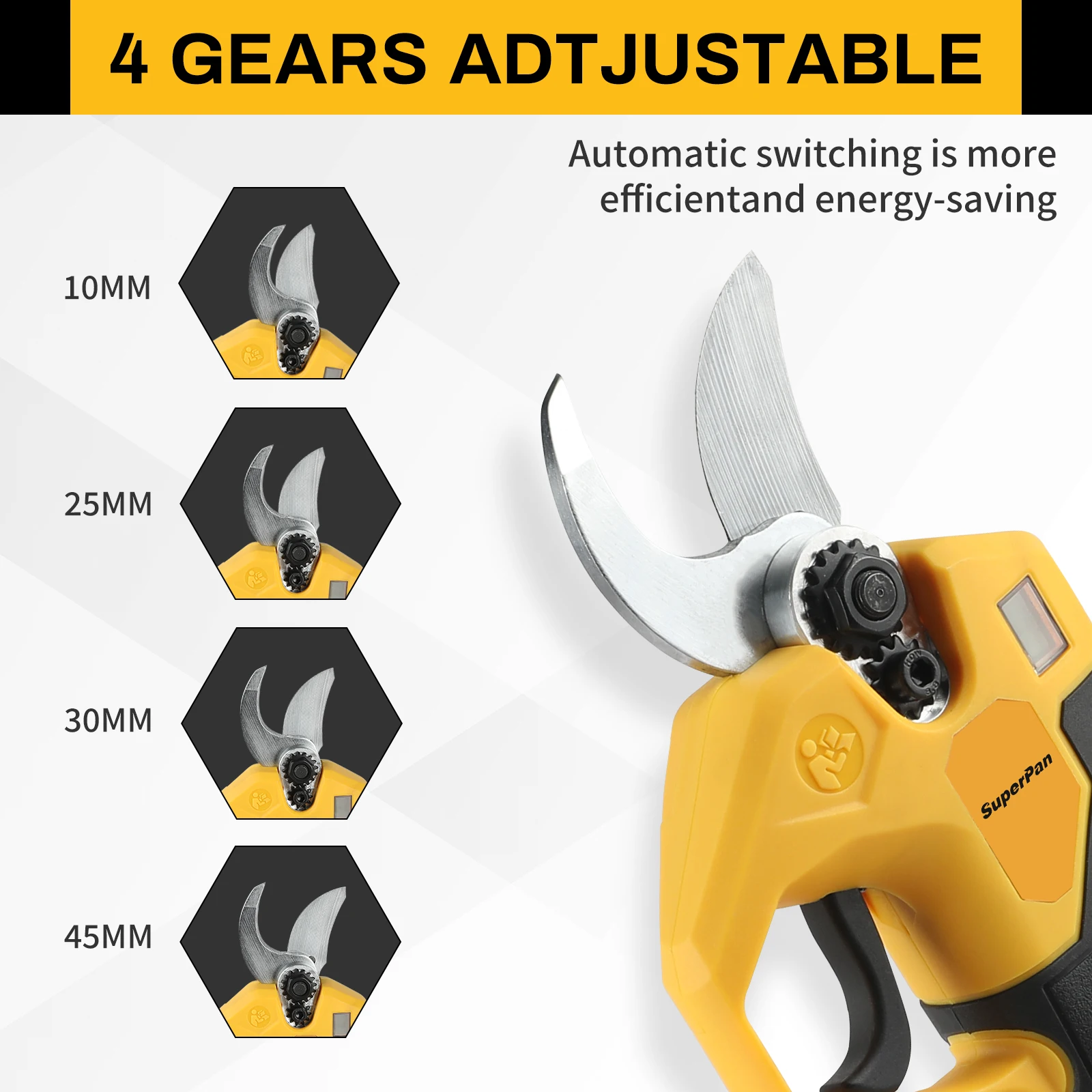 

Бесщеточные аккумуляторные секаторы: идеальный инструмент для легкой обрезки фруктовых деревьев и веток, совместимые с аккумуляторами DeWalt 18V