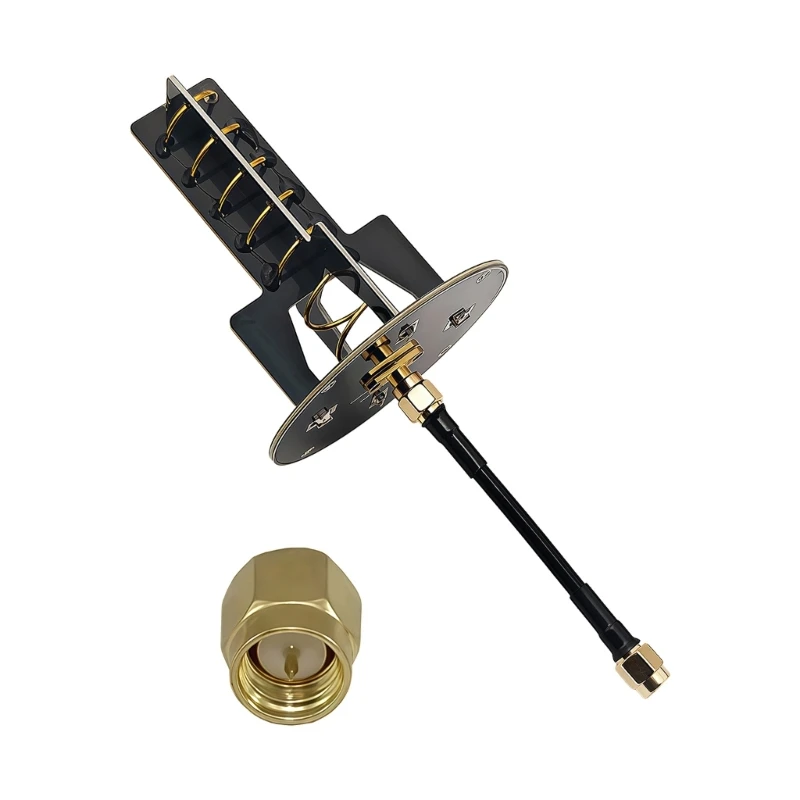 5.1G 5.8G High Gains Coiled Directional Antennas For Drones FPV Long Ranges Transmission With 13dBi High Gains F19E