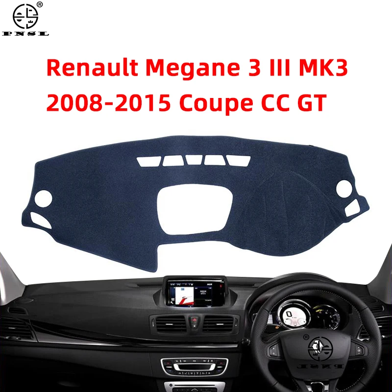 For Renault Megane 3 III MK3 2008 2009 2010 2011 2012 2013 2014 2015 Coupe CC GT Anti-Slip Mat Dashboard Sunshade Accessories