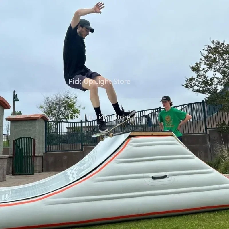 

Gold Seller High quality inflatable jump stunt bike inflatable landing skateboard park bmx ramp