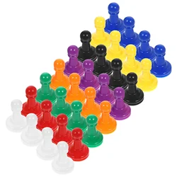 Piezas de juego de mesa de 32 piezas, accesorios de fiesta de ajedrez Multicolor, juegos de plástico coloridos