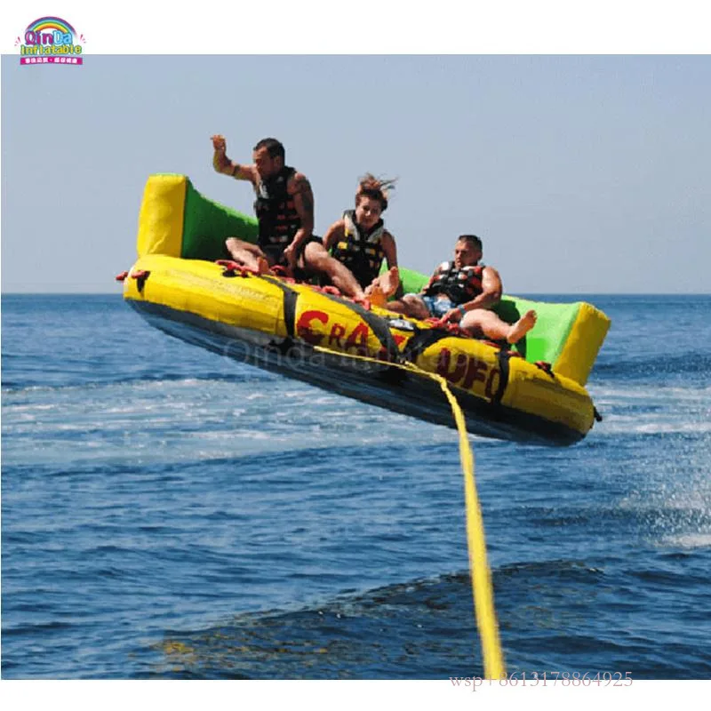 Prople 4-6 Flying Sports Inflatable Crazy Towable Water Tube For Water Park